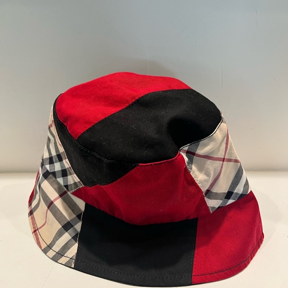 Burberry patchwork check bucket hat size M - Picture 3 of 5